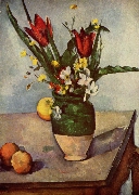 Tulpen und �pfel nach C�zanne